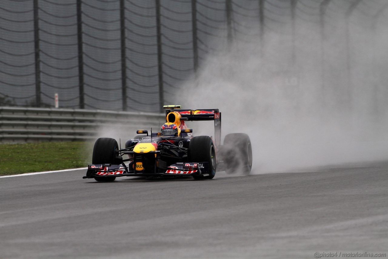 GP TURCHIA, 06.05.2011- Prove Libere 1, Venerdi', Mark Webber (AUS), Red Bull Racing, RB7 
