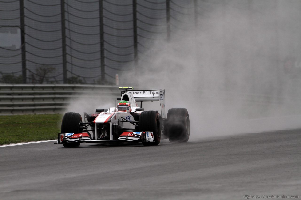 GP TURCHIA, 06.05.2011- Prove Libere 1, Venerdi', Sergio Pérez (MEX), Sauber F1 Team C30 