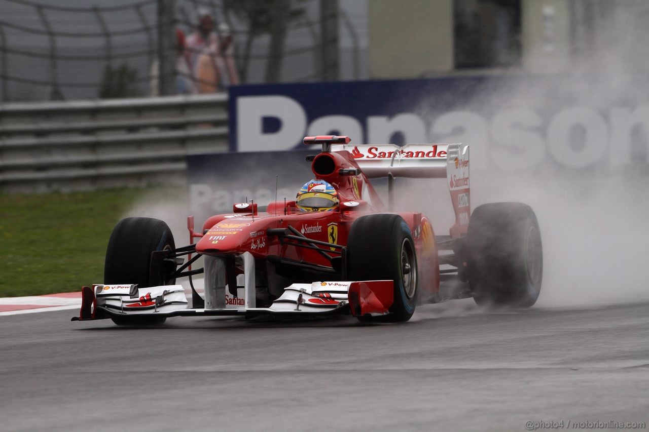 GP TURCHIA, 06.05.2011- Prove Libere 1, Venerdi', Fernando Alonso (ESP), Ferrari, F-150 Italia 