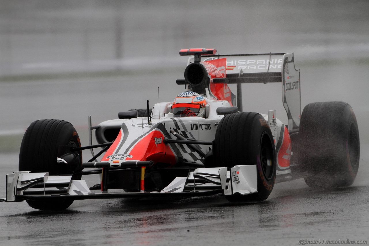 GP TURCHIA, 06.05.2011- Prove Libere 1, Venerdi', Narain Karthikeyan (IND), Hispania Racing F1 Team, HRT 