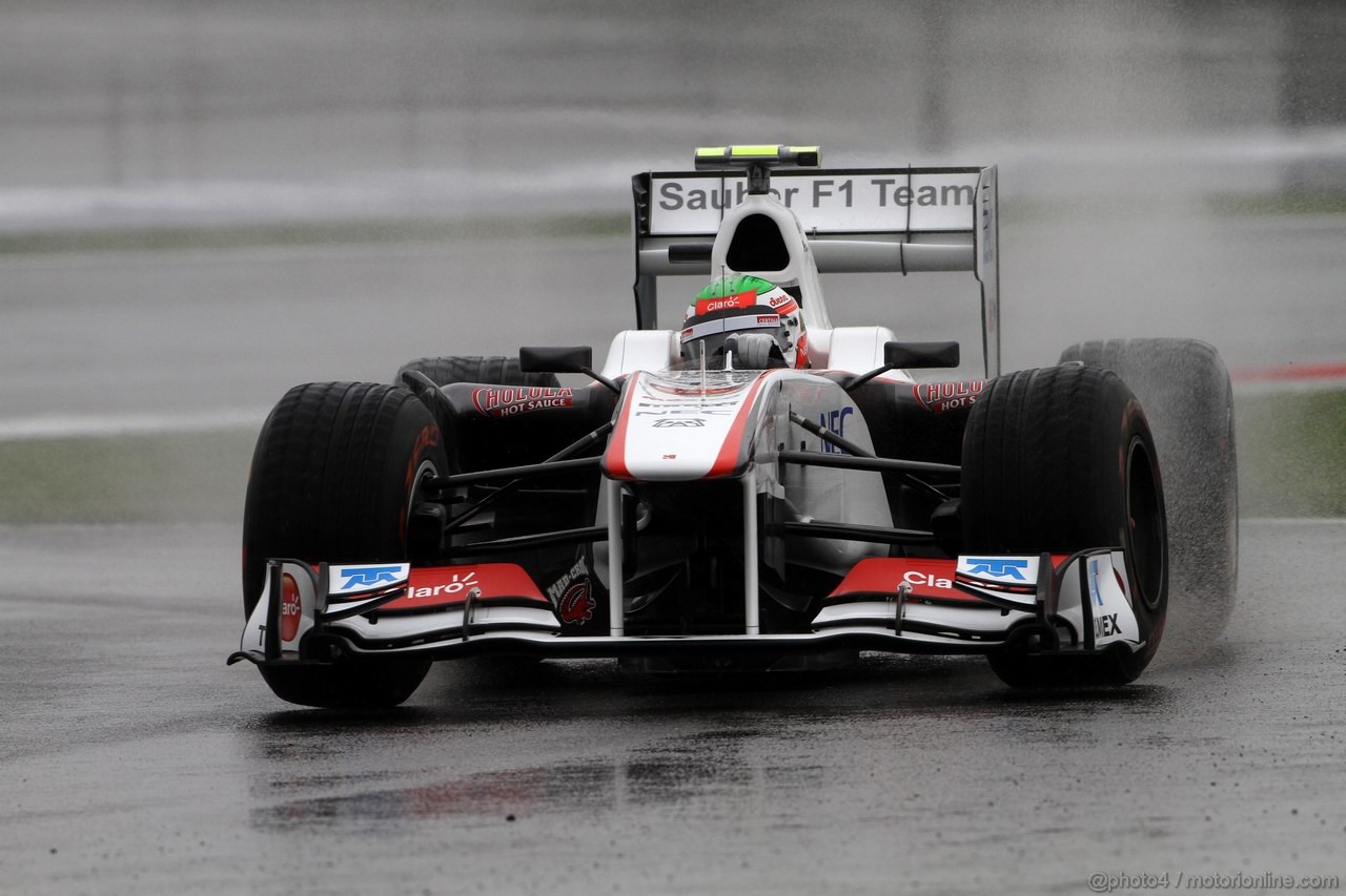 GP TURCHIA, 06.05.2011- Prove Libere 1, Venerdi', Sergio Pérez (MEX), Sauber F1 Team C30 
