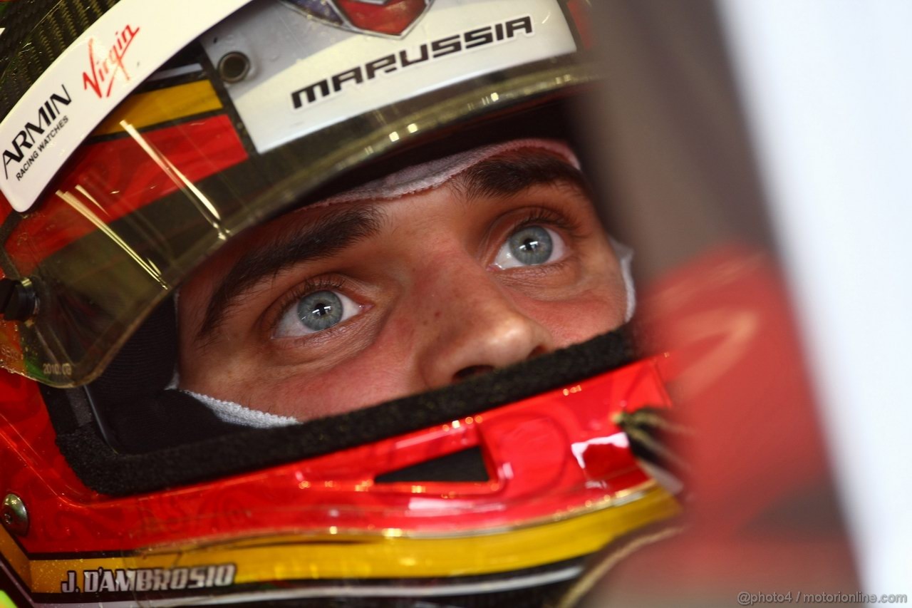 GP TURCHIA, 06.05.2011- Prove Libere 1, Venerdi', Jerome D'Ambrosio (BEL), Marussia Virgin Racing VR-02 