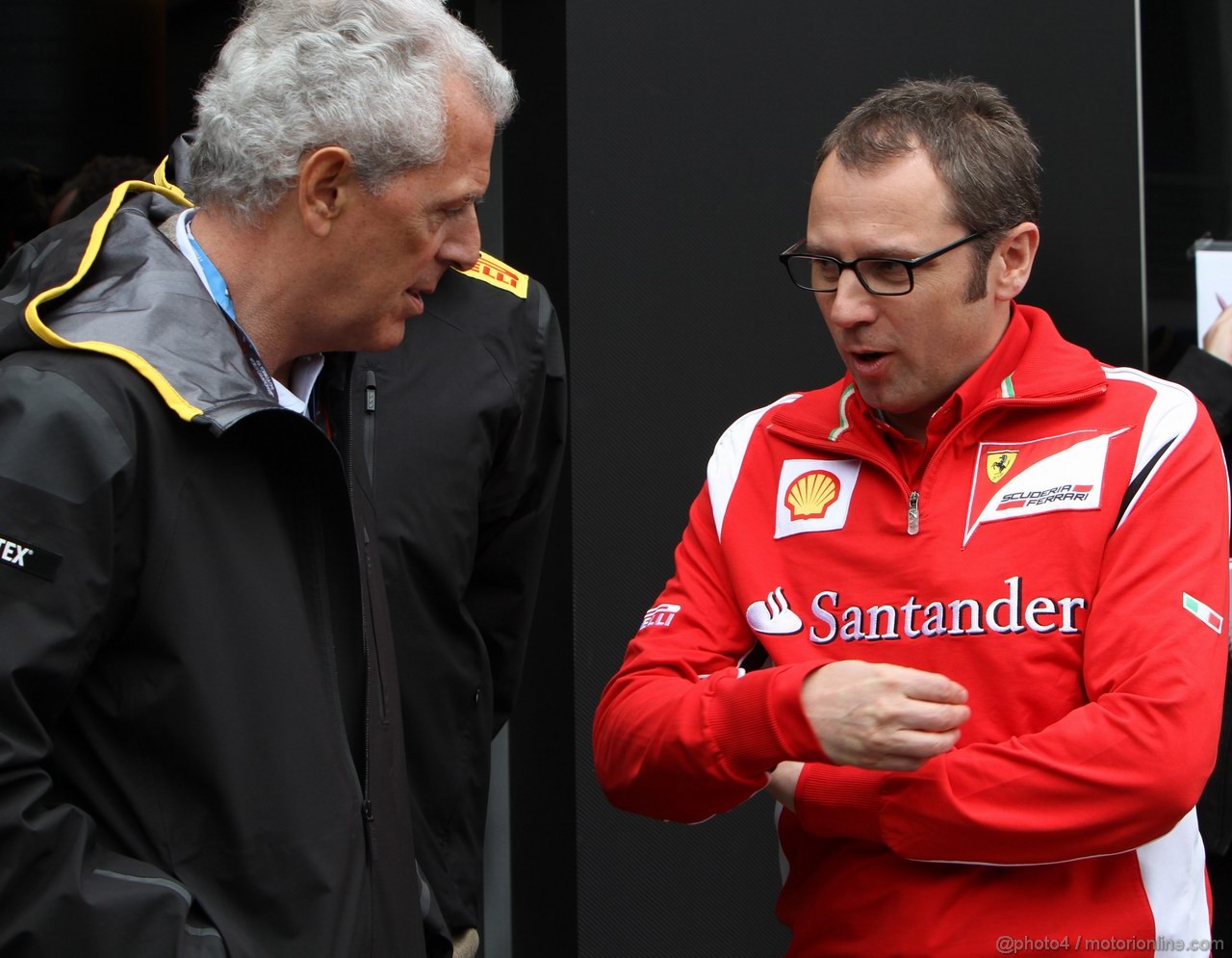 GP TURCHIA, 06.05.2011-Marco Tronchetti Provera (ITA), Pirelli's President e Stefano Domenicali (ITA), Head of the Gestione Sportiva 