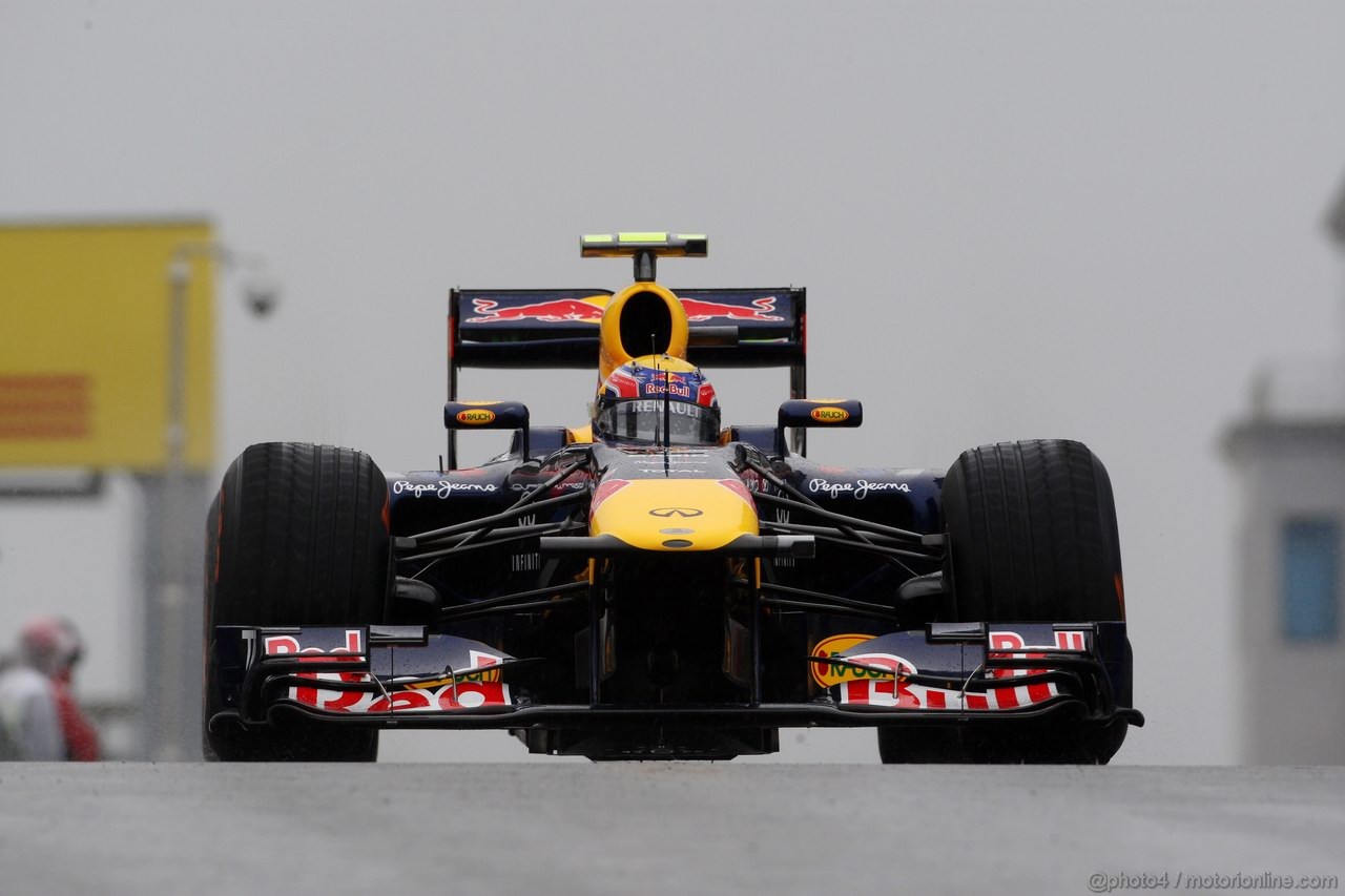 GP TURCHIA, 06.05.2011- Prove Libere 1, Venerdi', Mark Webber (AUS), Red Bull Racing, RB7 