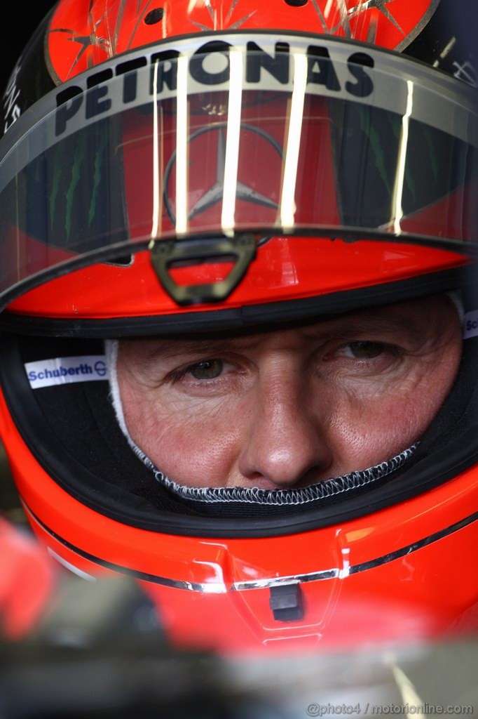 GP TURCHIA, 06.05.2011- Prove Libere 2, Venerdi', Michael Schumacher (GER), Mercedes GP Petronas F1 Team, MGP W02 