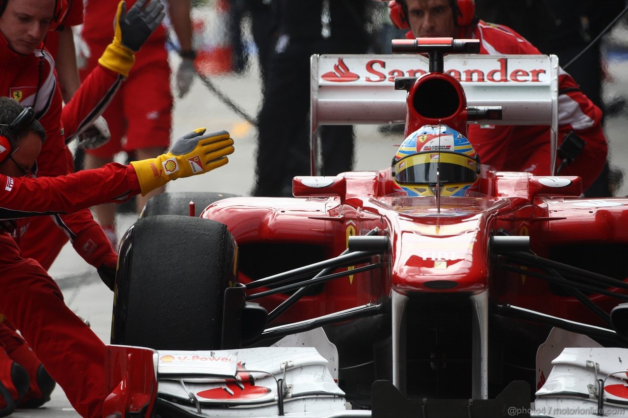 GP TURCHIA, 06.05.2011- Prove Libere 2, Venerdi', Fernando Alonso (ESP), Ferrari, F-150 Italia 