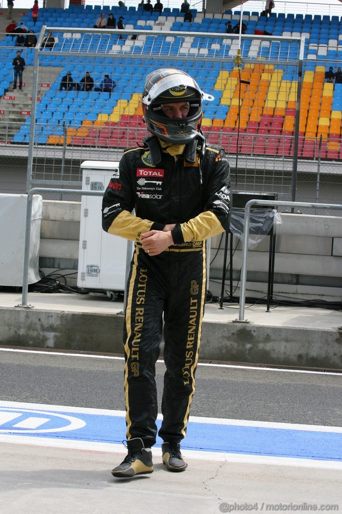 GP TURCHIA, 06.05.2011- Prove Libere 2, Venerdi', Nick Heidfeld (GER) Lotus Renault GP R31  