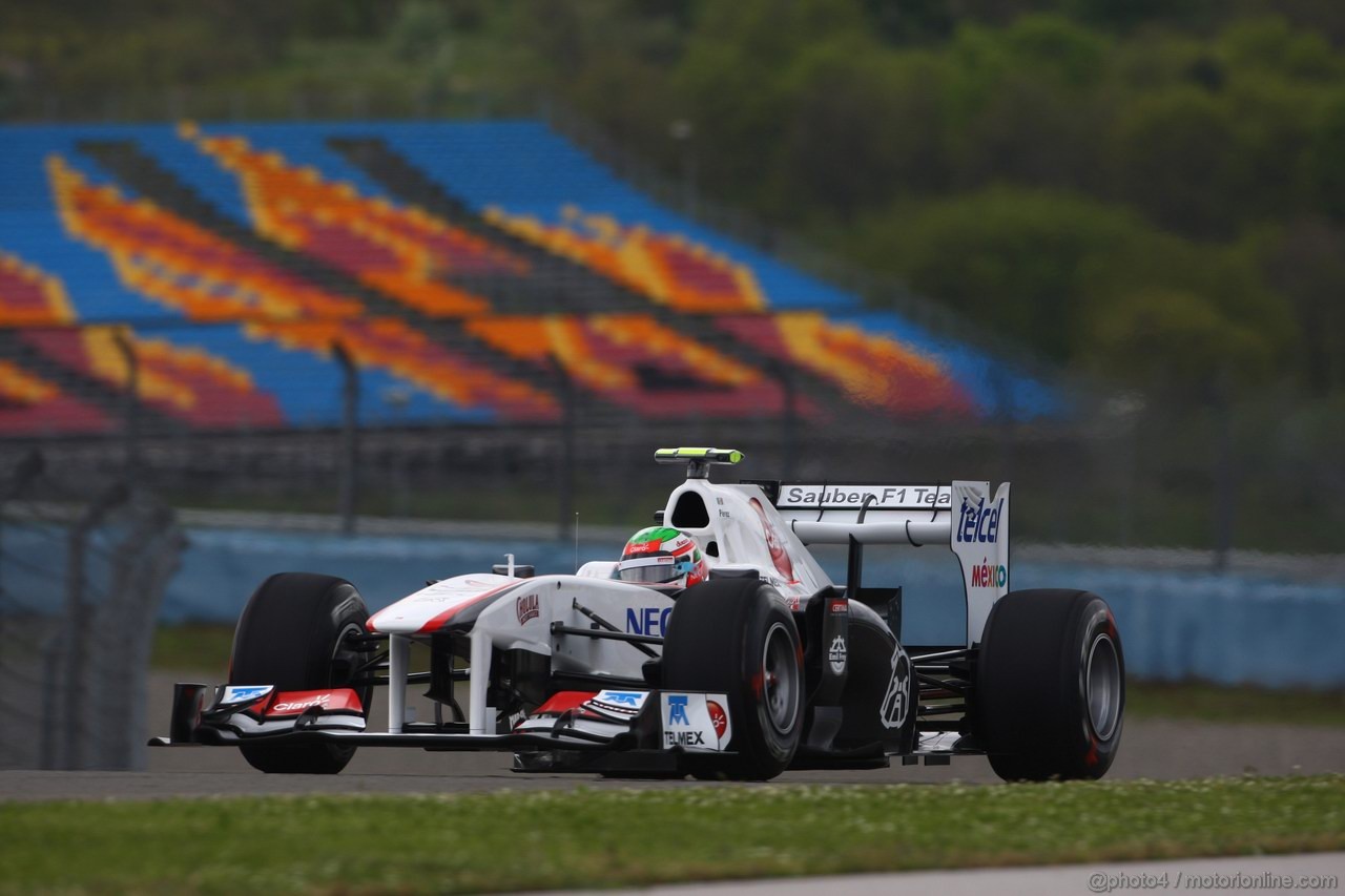 GP TURCHIA, 06.05.2011- Venerdi' Practice, Sergio Pérez (MEX), Sauber F1 Team C30 