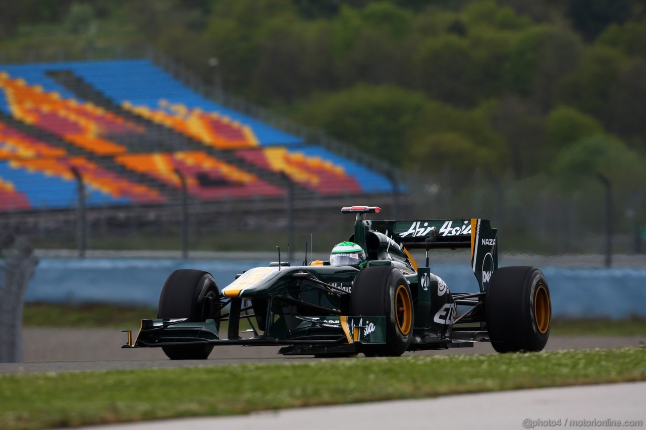 GP TURCHIA, 06.05.2011- Venerdi' Practice, Heikki Kovalainen (FIN), Team Lotus, TL11 