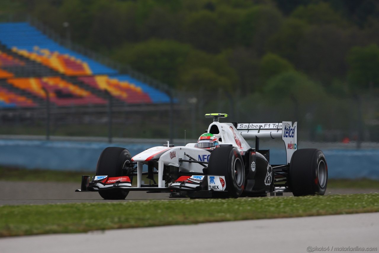 GP TURCHIA, 06.05.2011- Venerdi' Practice, Sergio Pérez (MEX), Sauber F1 Team C30 
