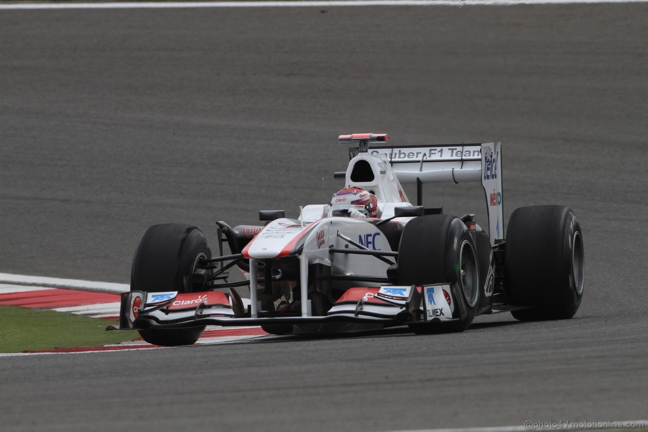 GP TURCHIA, 06.05.2011- Prove Libere 2, Venerdi', Kamui Kobayashi (JAP), Sauber F1 Team C30 
