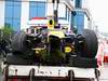 GP TURCHIA, 06.05.2011- Prove Libere 1, Venerdi', crash, Sebastian Vettel (GER), Red Bull Racing, RB7 