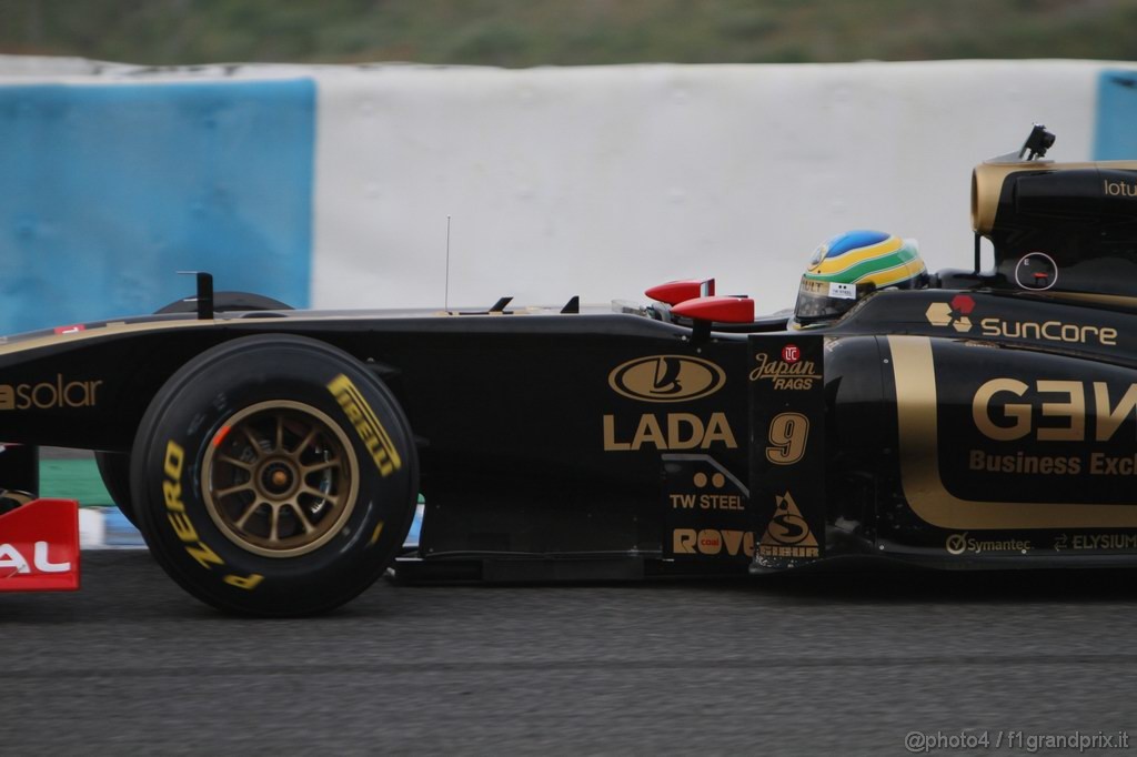 Jerez Test Febbraio 2011, 13.02.2011- Bruno Senna (BRA), Test Driver, Lotus Renault GP R31 