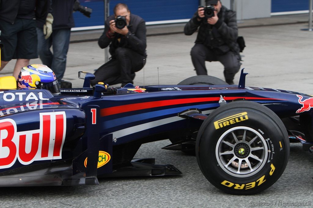 Jerez Test Febbraio 2011, 13.02.2011- Sebastian Vettel (GER), Red Bull Racing, RB7 