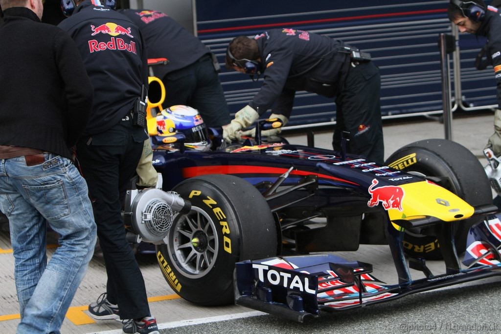 Jerez Test Febbraio 2011, 13.02.2011- Sebastian Vettel (GER), Red Bull Racing, RB7 