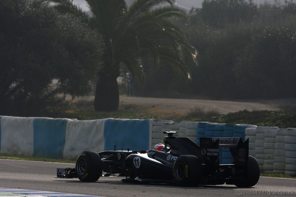 Jerez Test Febbraio 2011, 13.02.2011- Rubens Barrichello (BRA), Williams FW33 