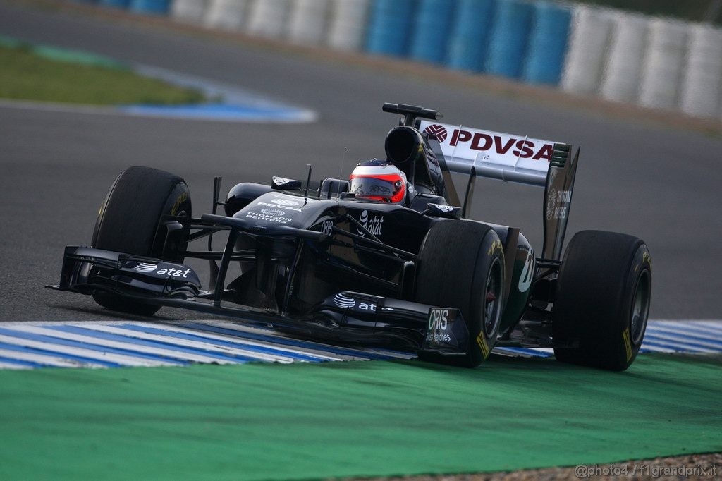 Jerez Test Febbraio 2011, 13.02.2011- Rubens Barrichello (BRA), Williams FW33 