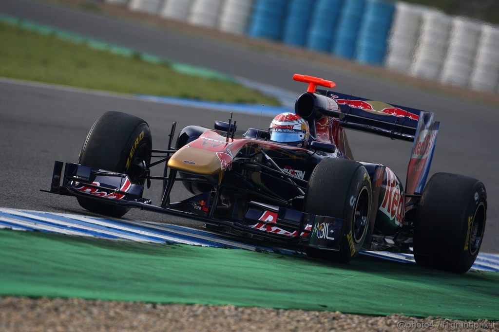 Jerez Test Febbraio 2011, 13.02.2011- Sébastien Buemi (SUI), Scuderia Toro Rosso, STR6 