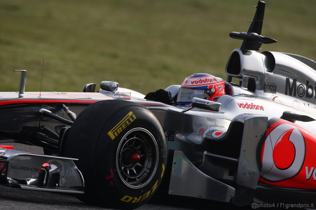 Jerez Test Febbraio 2011, 13.02.2011- Jenson Button (GBR), McLaren  Mercedes, MP4-26 