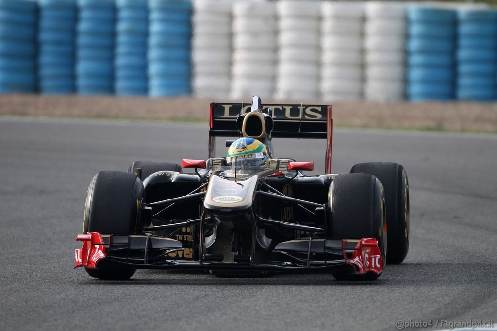 Jerez Test Febbraio 2011, 13.02.2011- Bruno Senna (BRA), Test Driver, Lotus Renault GP R31 
