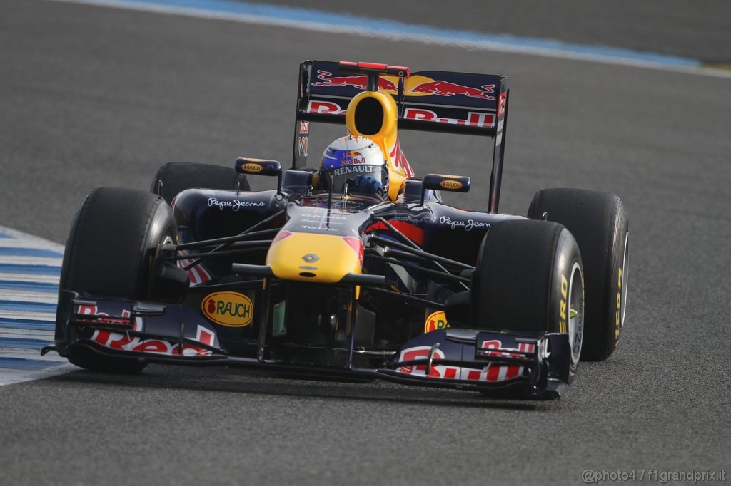 Jerez Test Febbraio 2011, 13.02.2011- Sebastian Vettel (GER), Red Bull Racing, RB7 