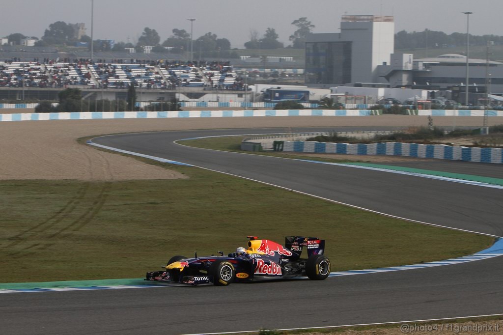 Jerez Test Febbraio 2011, 13.02.2011- Sebastian Vettel (GER), Red Bull Racing, RB7 