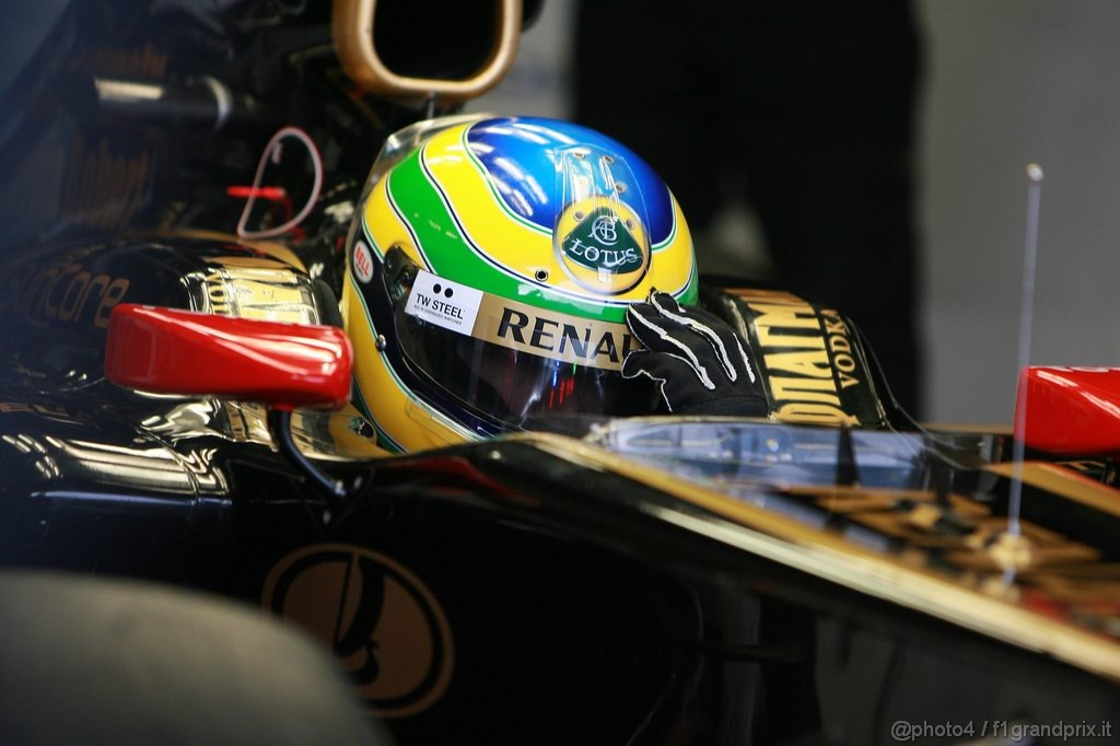 Jerez Test Febbraio 2011, 13.02.2011- Bruno Senna (BRA), Test Driver, Lotus Renault GP R31 