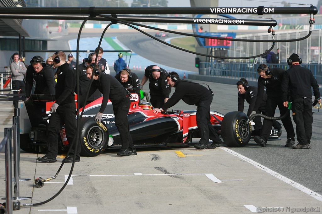Jerez Test Febbraio 2011, 13.02.2011- Jerome D'Ambrosio (BEL), Marussia Virgin Racing VR-02 
