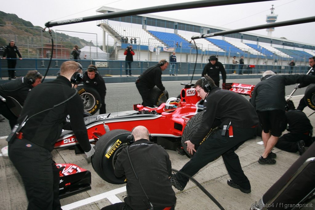 Jerez Test Febbraio 2011, 13.02.2011- Jerome D'Ambrosio (BEL), Marussia Virgin Racing VR-02 