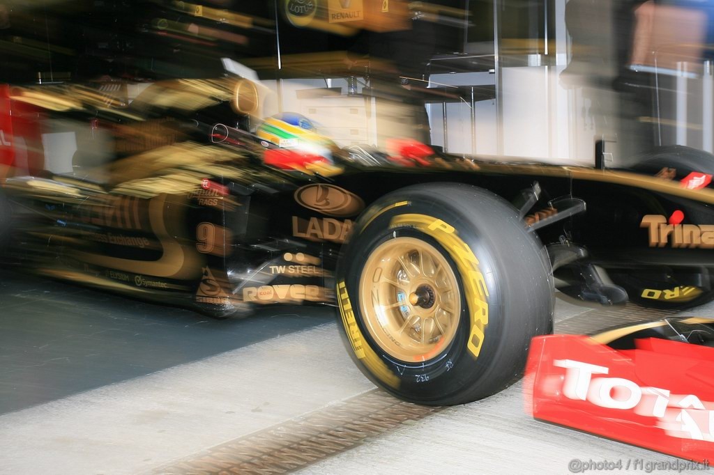 Jerez Test Febbraio 2011, 13.02.2011- Bruno Senna (BRA), Test Driver, Lotus Renault GP R31 