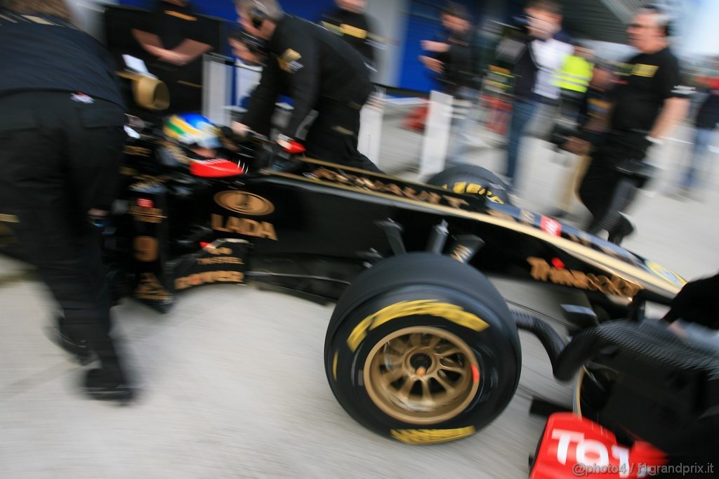 Jerez Test Febbraio 2011, 13.02.2011- Bruno Senna (BRA), Test Driver, Lotus Renault GP R31 