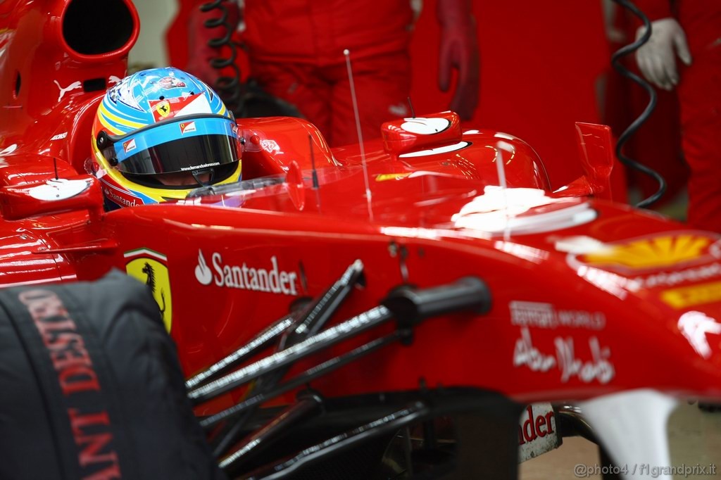 Jerez Test Febbraio 2011, 13.02.2011- Fernando Alonso (ESP), Ferrari, F-150 Italia 