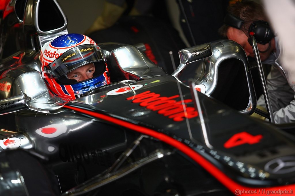 Jerez Test Febbraio 2011, 13.02.2011- Jenson Button (GBR), McLaren  Mercedes, MP4-26 