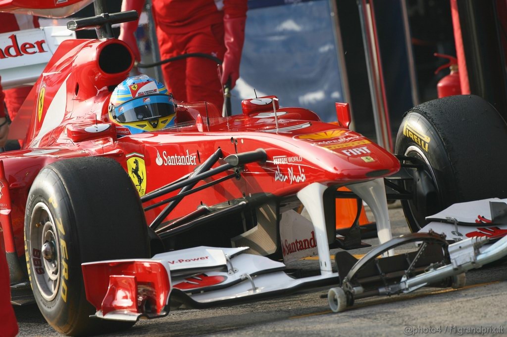 Jerez Test Febbraio 2011, 13.02.2011- Fernando Alonso (ESP), Ferrari, F-150 Italia 