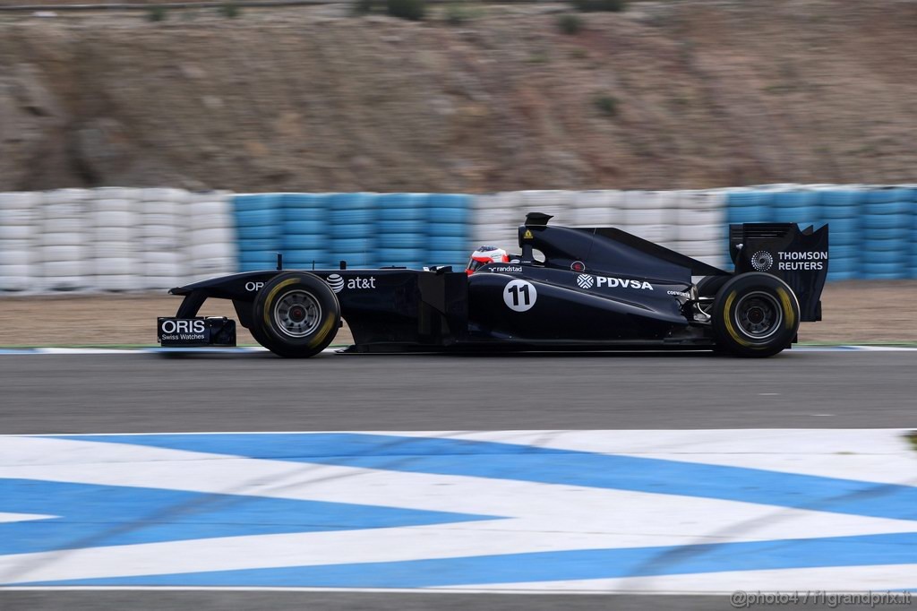 Jerez Test Febbraio 2011, 13.02.2011- Rubens Barrichello (BRA), Williams FW33 