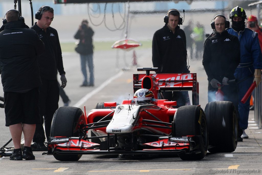 Jerez Test Febbraio 2011, 13.02.2011- Jerome D'Ambrosio (BEL), Marussia Virgin Racing VR-02 