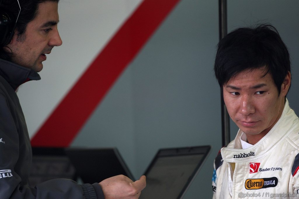 Jerez Test Febbraio 2011, 13.02.2011- Kamui Kobayashi (JAP), Sauber F1 Team C30 