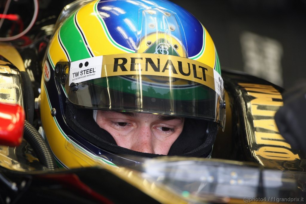 Jerez Test Febbraio 2011, 13.02.2011- Bruno Senna (BRA), Test Driver, Lotus Renault GP R31 