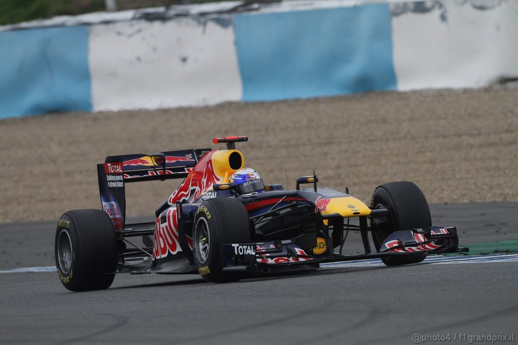 Jerez Test Febbraio 2011, 13.02.2011- Sebastian Vettel (GER), Red Bull Racing, RB7 