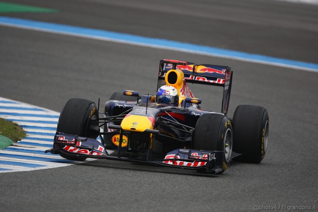 Jerez Test Febbraio 2011, 13.02.2011- Sebastian Vettel (GER), Red Bull Racing, RB7 