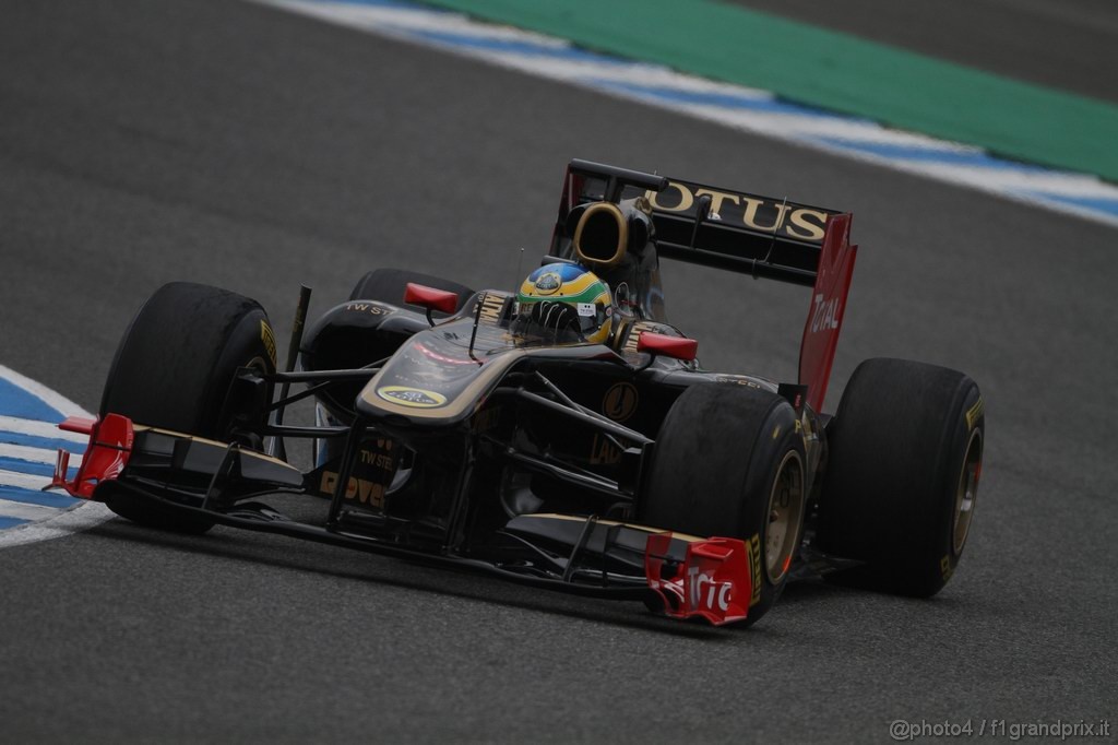 Jerez Test Febbraio 2011, 13.02.2011- Bruno Senna (BRA), Test Driver, Lotus Renault GP R31 