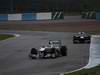 Jerez Test Febbraio 2011, 13.02.2011- Nico Rosberg (GER), Mercedes GP Petronas F1 Team, MGP W02 e Rubens Barrichello (BRA), Williams FW33 with rain tyres