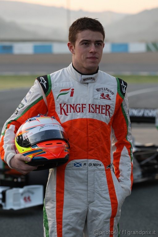 Jerez Test Febbraio 2011, Force India F1 Team VJM04 Launch, Paul di Resta (GBR) Force India VJM04 