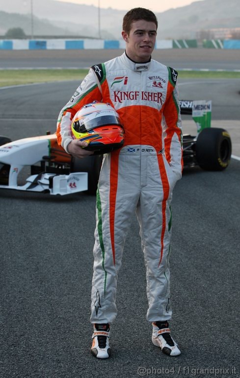 Jerez Test Febbraio 2011, Paul di Resta (GBR) Force India VJM03 