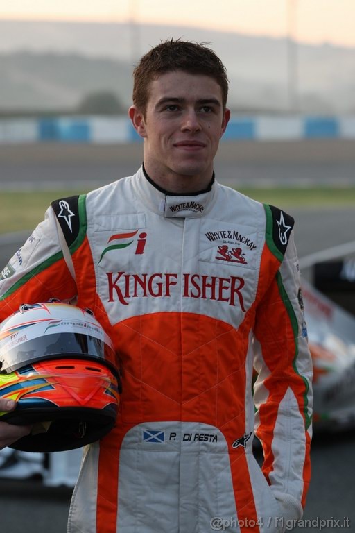 Jerez Test Febbraio 2011, Force India F1 Team VJM04 Launch, Paul di Resta (GBR) Force India VJM04 