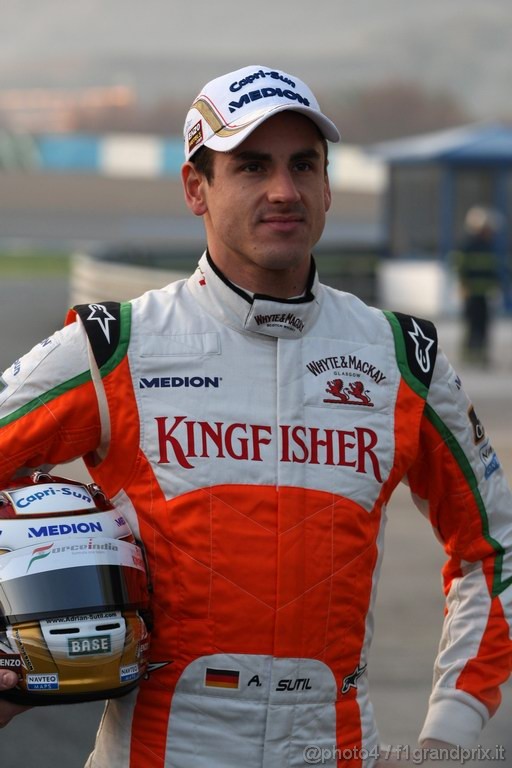Jerez Test Febbraio 2011, Force India F1 Team VJM04 Launch, Adrian Sutil (GER), Force India F1 Team, VJM04 
