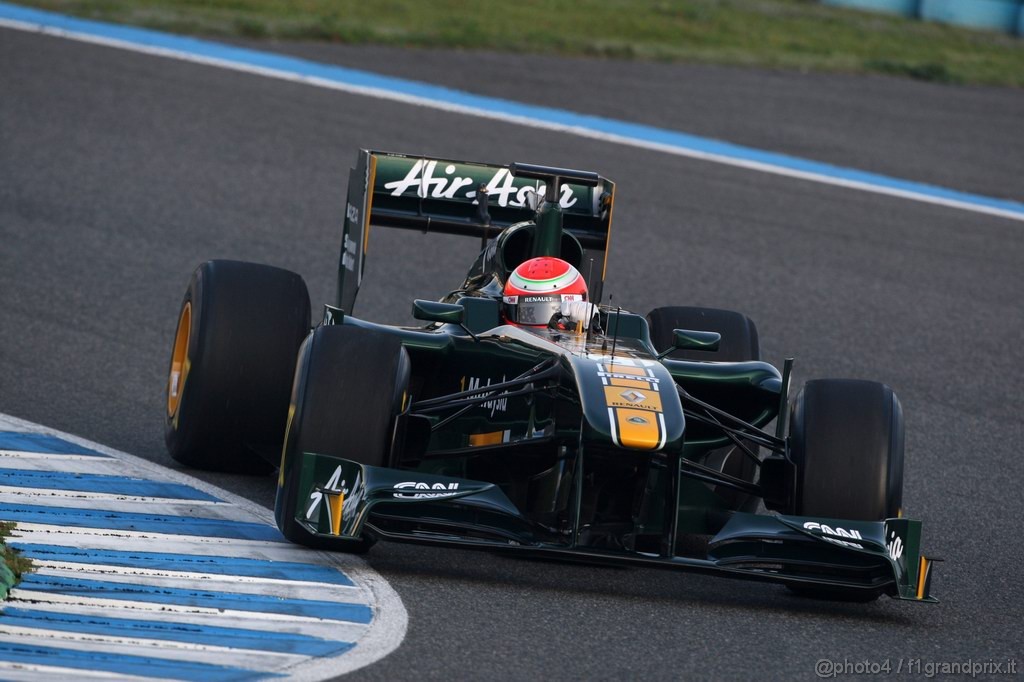 Jerez Test Febbraio 2011, Jarno Trulli (ITA), Team Lotus, TL11 