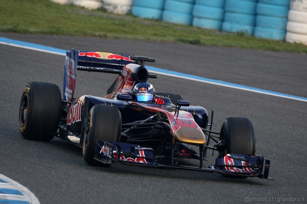 Jerez Test Febbraio 2011, Daniel Ricciardo (AUS), Test Driver Scuderia Toro Rosso, STR6 