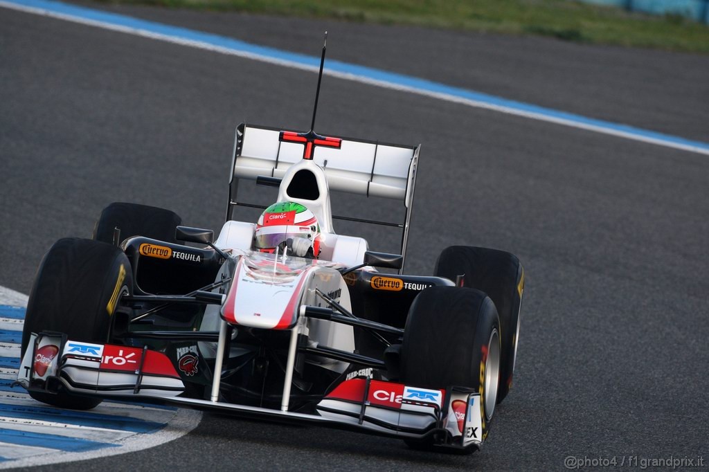 Jerez Test Febbraio 2011, Sergio Pérez (MEX), Sauber F1 Team C30 