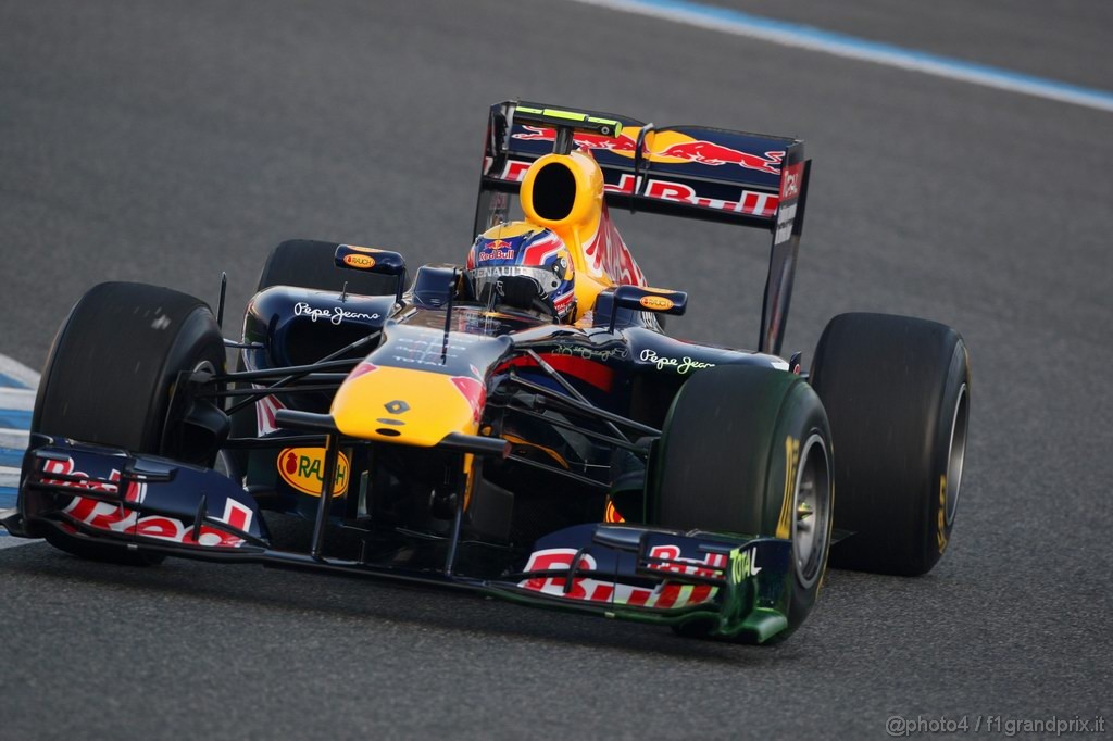 Jerez Test Febbraio 2011, Mark Webber (AUS), Red Bull Racing, RB7 